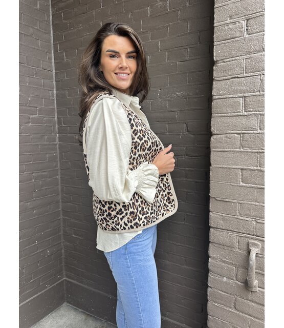 Gilet Panter Beige