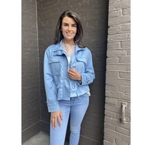Jas Sabine Blauw
