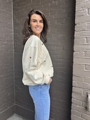 Trui Hart Studs Beige