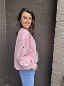 Trui Hart Studs Roze