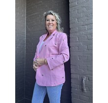 Blazer Hart studs roze