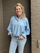Blouse Eva Blauw
