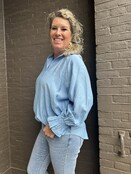 Blouse Eva Blauw