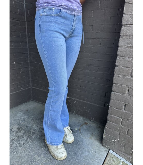 Jeans Flare Strass