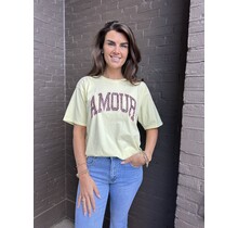 T-shirt Amour Geel
