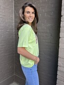 T-shirt Amour Lime
