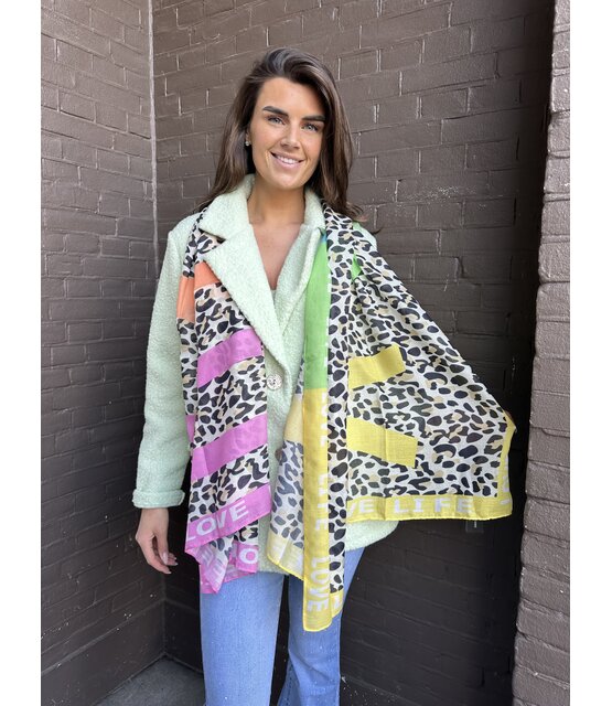 Sjaal Love Color