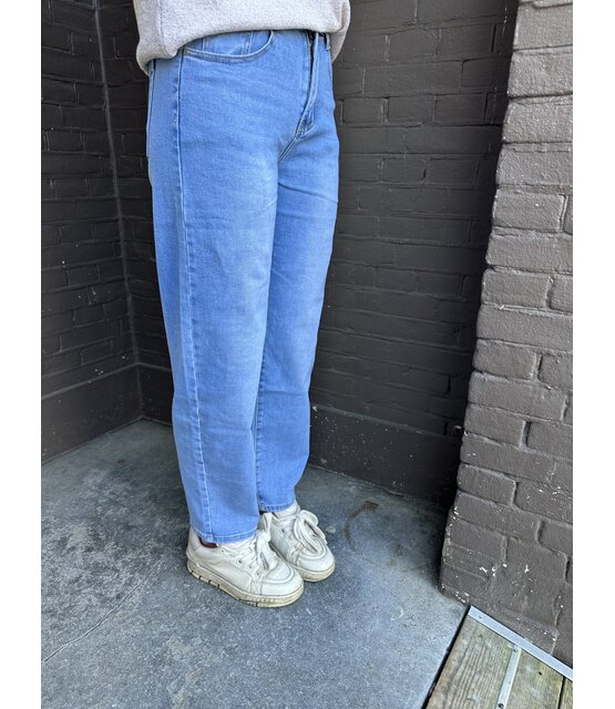 Jeans Ballon Blauw