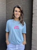 T-shirt Ciao Bella Blauw