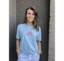 T-shirt Ciao Bella Blauw