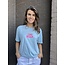 T-shirt Ciao Bella Blauw