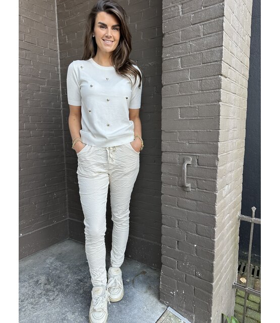 Broek Kim Beige