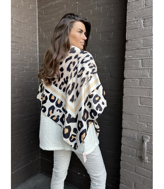 Sjaal Panter Beige