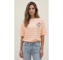 T-shirt California Abrikoos