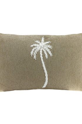 Kussen Palm Taupe