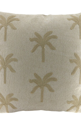 Kussen Palm Groot Beige