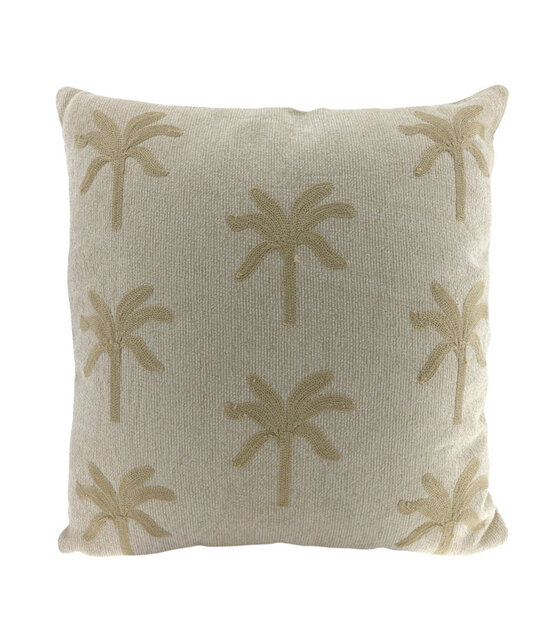Kussen Palm Groot Beige