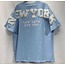 T-shirt New York  Blauw