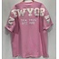 T-shirt New York Roze