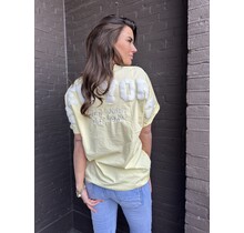 T-shirt New York  Geel