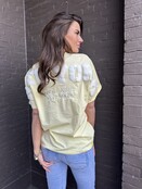 T-shirt New York  Geel