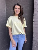 T-shirt New York  Geel