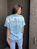 T-shirt New York  Blauw
