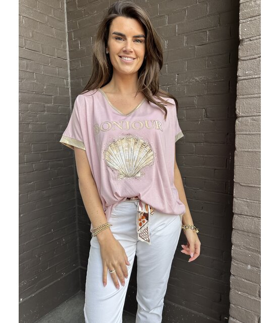 Top Bonjour Roze