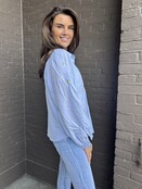 Blouse Citroen Lichtblauw