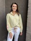 Blouse Palmboom Geel