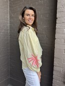 Blouse Palmboom Geel