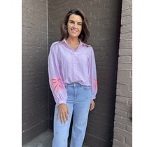 Blouse Palmboom Roze