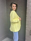 Blazer Dion Plussize geel