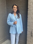 Blazer Dion Plussize Blauw