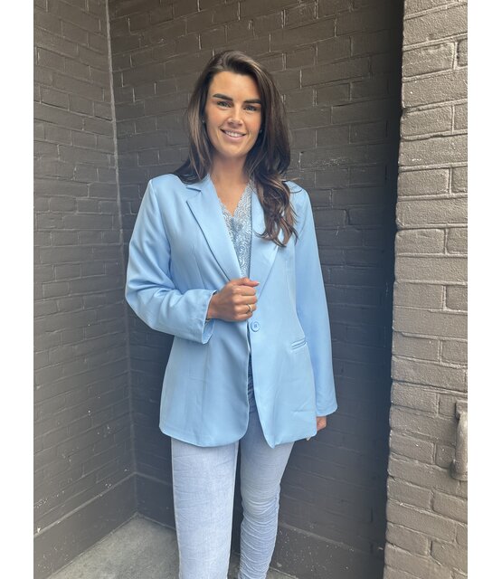 Blazer Dion Plussize Blauw