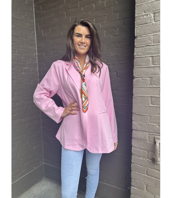 Blazer Dion Plussize Roze