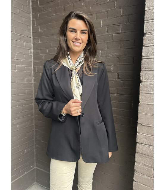 Blazer Dion Zwart