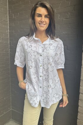 Blouse Glam Off-white