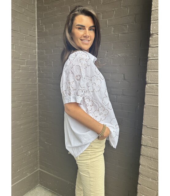 Blouse Glam Off-white