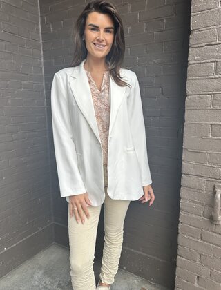 Blazer Dion Plussize Off-white
