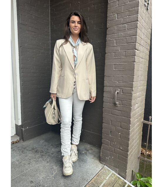 Blazer Dion Plussize Beige