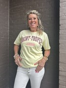 T-shirt St Tropez Geel