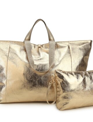 Strandtas Holiday Goud