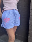 Short Palmboom Blauw