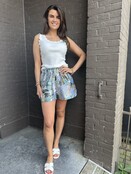 Short Pauw Blauw/Groen