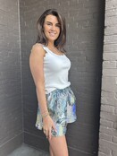 Short Pauw Blauw/Groen
