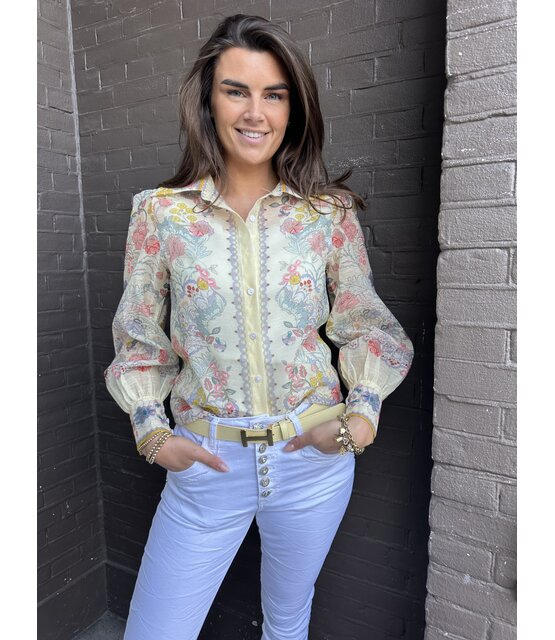 Blouse June Geel
