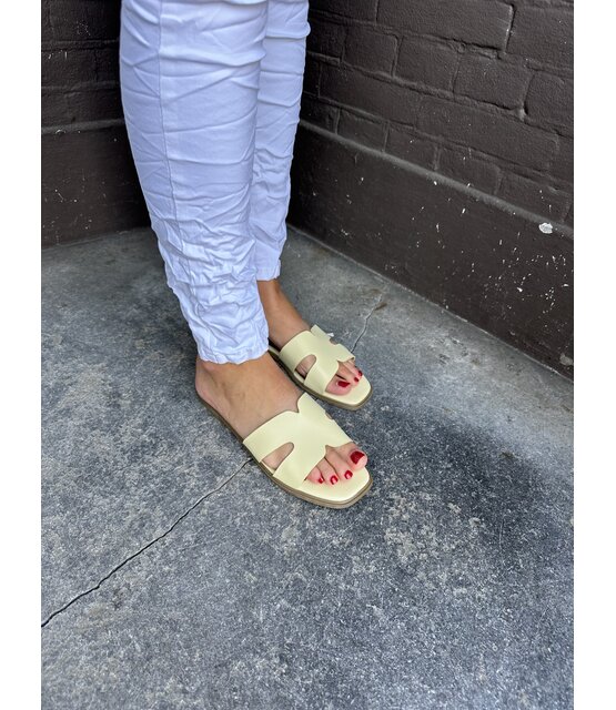 Slipper Chique Geel