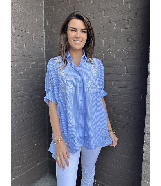 Blouse Mandy Blauw