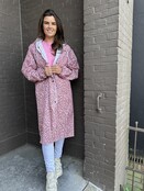 Regenjas Panter Roze